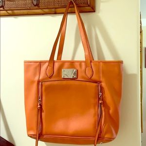 Orange Tote/Laptop Bag